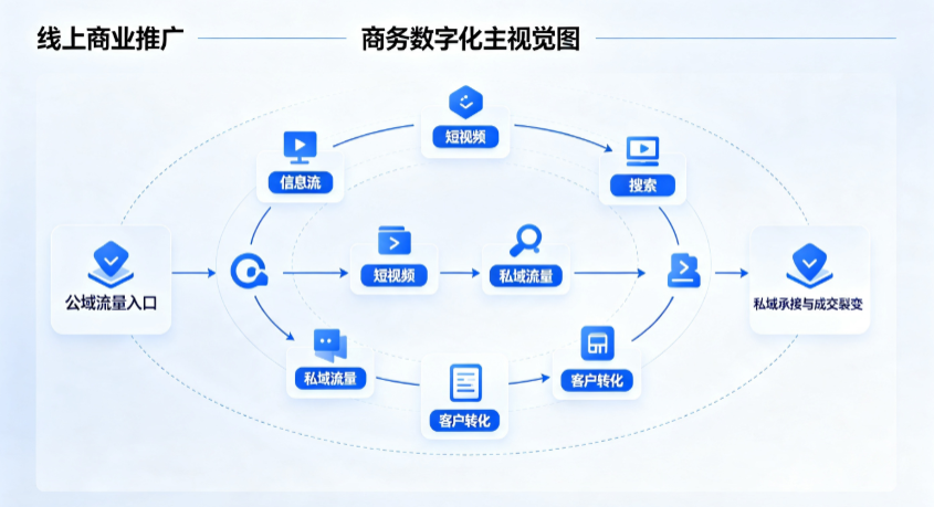 抚宁县线上商业推广怎么做？全域流量闭环搭建与低成本转化实战指南